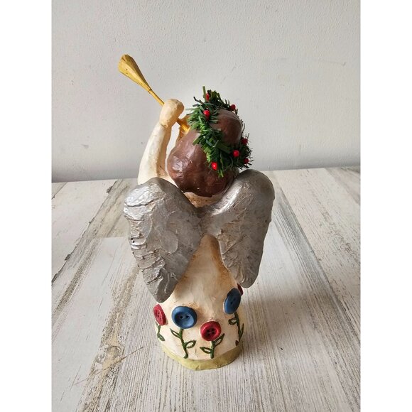 Midwest cannon falls angel trumpet cherub figurine statue Xmas decor spring flow - Picture 5 of 9